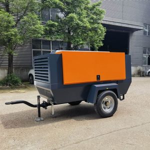 máquina neumática portátil del compresor de aire del tornillo con motor diesel zd330 8